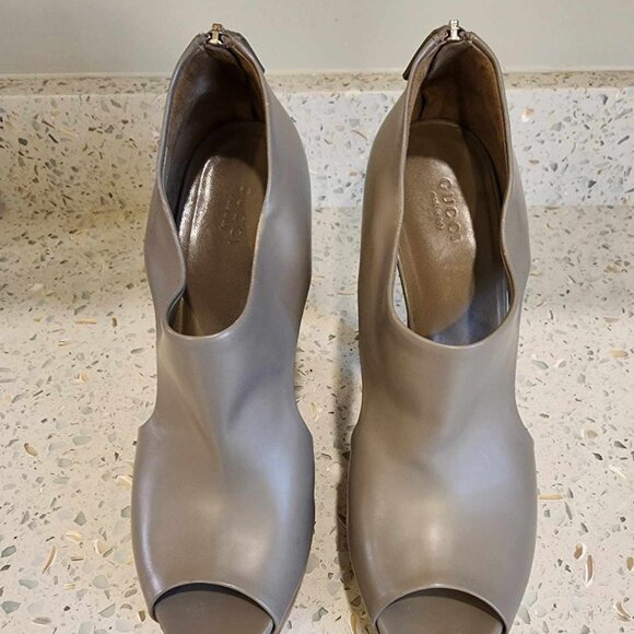 Gucci Escarpins Wedge High Heels 39.5 - Picture 7 of 12